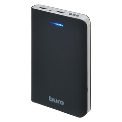 Мобильный аккумулятор Buro RA-30000 Li-Ion 30000mAh 3A черный/серый 2xUSB