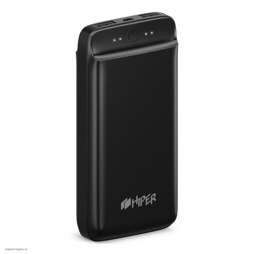 Мобильный аккумулятор Hiper SL20000 Li-Ion 20000mAh 2.1A+2A черный 2xUSB