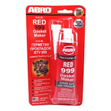 Герметик прокладок силиконовый ABRO 999 OEM красный 85г