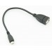 Кабель USB A(f) micro USB B (m) 0.2м черный