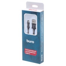 Кабель Buro Braided BHP RET MICUSB-BR USB A(m) micro USB B (m) 1м черный
