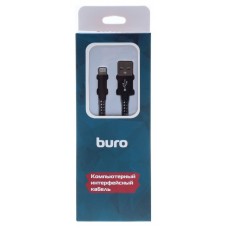 Кабель Buro BHP RET LGHT-B-BR Lightning (m) USB A(m) 1м черный