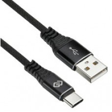 Кабель Digma USB A(m) USB Type-C (m) 1.2м черный