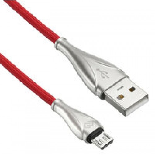 Кабель Digma USB A (m) micro USB B (m) 1.2м красный