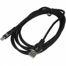 Кабель Digma USB A (m) Lightning (m) 2м черный