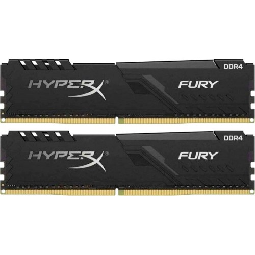 Память оперативная Kingston 16GB 3600MHz DDR4 CL17 DIMM (Kit of 2) 1Rx8 HyperX FURY Black HX436C17FB3K2/16