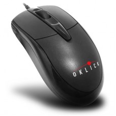 Мышь Oklick 125M черный оптическая (1500dpi) USB (2but)