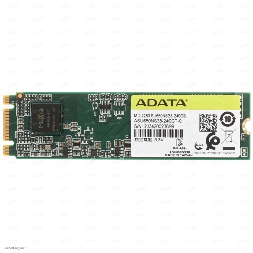 240 ГБ SSD M.2 накопитель A-Data Ultimate SU650 [ASU650NS38-240GT-C]