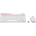 Комплект (клавиатура + мышь) Logitech Wireless Desktop MK240 Nano White (920-008212)