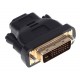 Переходник HDMI (f) / DVI-D (m) черный