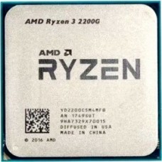 Процессор AMD Ryzen 3 2200G (Soc-AM4/3.5/3.7GHz/6Mb/65W/RX Vega Graphics) tray (YD2200C5M4MFB)