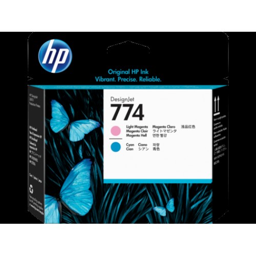 Печатающая головка HP 774 для HP DesignJet Z6810, светло-пурпурная и светло-голубая