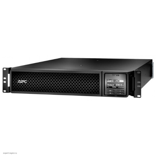 ИБП APC Smart-UPS SRT, 1500VA/1500W, On-Line, Extended-run, Black, Rack 2U (Tower convertible), Black, Pre-Inst. Web/SNMP