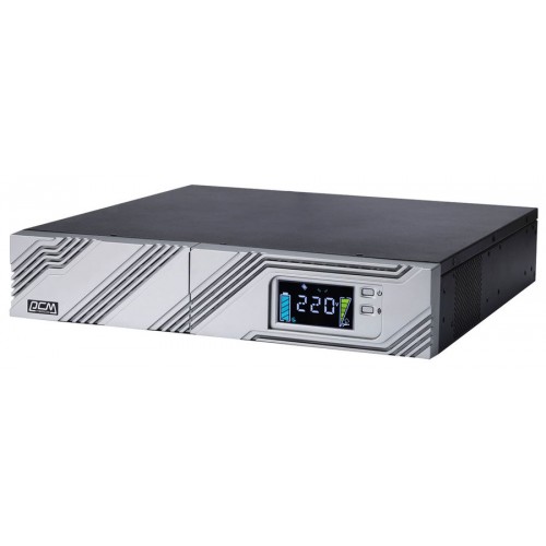 ИБП POWERCOM Smart King RT SRT-1500A LCD, Line-Interactive, 1500VA/1350W, Rack/Tower, IEC 8*C13, Serial+USB, SNMP Slot, подкл. доп. Батарей (1157679)