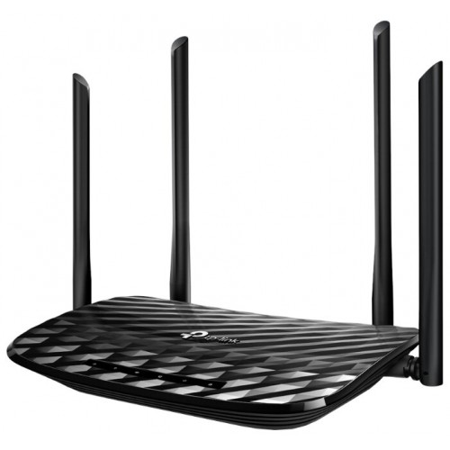 Роутер беспроводной TP-Link Archer A6 AC1350 10/100/1000BASE-TX черный
