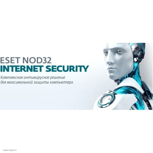 ESET NOD32 Internet Security - продление на 1 год на 3 ПК (NOD32-EIS-RN(CARD)-1-3)