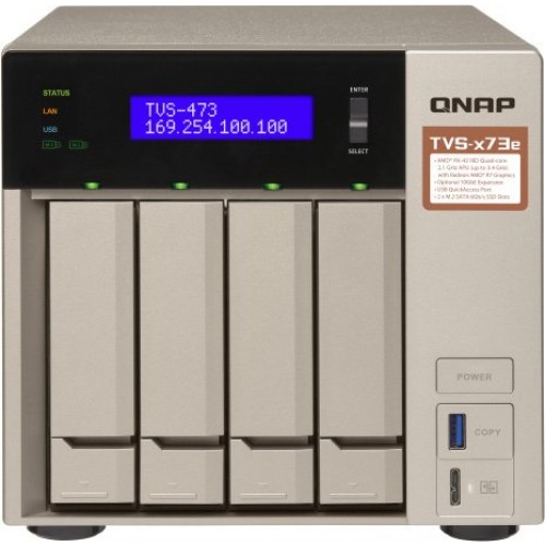 Сетевое хранилище (NAS) QNAP TVS-473e-8G