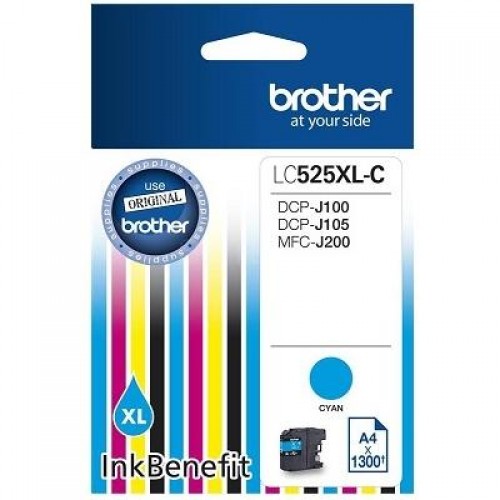Картридж LC525XLC Brother DCP-J100/J105/J200 blue 1300 стр