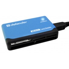 Универсальный картридер Defender Ultra USB 2.0, 5 слотов