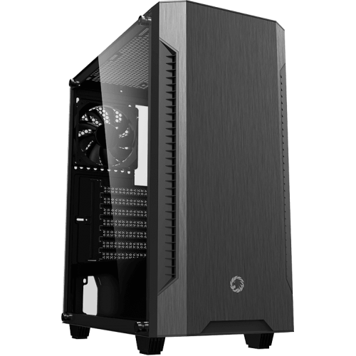 Корпус ATX GameMax MFG.A362 Fortress, с окном, контроллер подсветки, без БП, USB3.0
