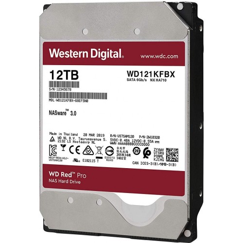 Жесткий диск 12Tb SATA-III Western Digital Red Pro (WD121KFBX)