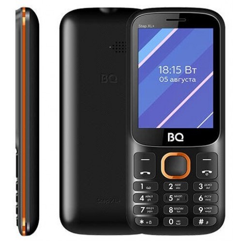 Телефон BQM-2820 Step XL+ black + orange 