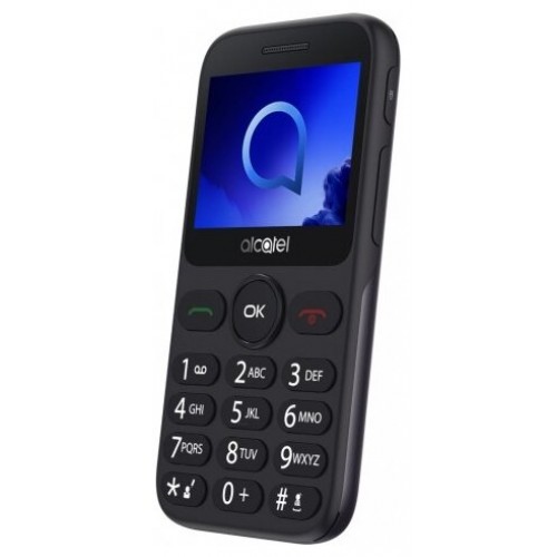 Телефон Alcatel 2019G Black/Metallic Silver