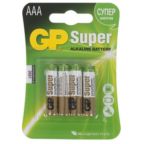 Батарейка GP Ultra Alkaline 24AUGL LR03 AAA