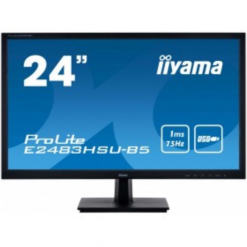 Монитор Iiyama 24" ProLite E2483HSU-B5 (E2483HSU-B5)