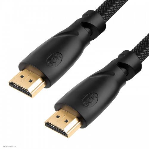 Кабель Greenconnect 1.0m HDMI версия 2.0, HDR 4:2:2, Ultra HD, 4K 60 fps 60Hz/5K*30Hz, 3D, AUDIO, 18.0 Гбит/с, 28/28 AWG, OD7.3mm, тройной экран, черный нейлон, GCR-HM811-1.0m GCR-HM811-1.0m