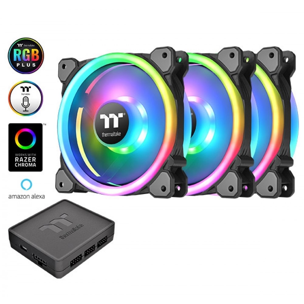 Thermaltake 12 riing duo. Thermaltake riing 12 led. вентилятор thermaltake 120 rgb. кулер с ргб подсветкой. Thermaltake riing 12 led 256 color cl-f049-pl12sw-a.