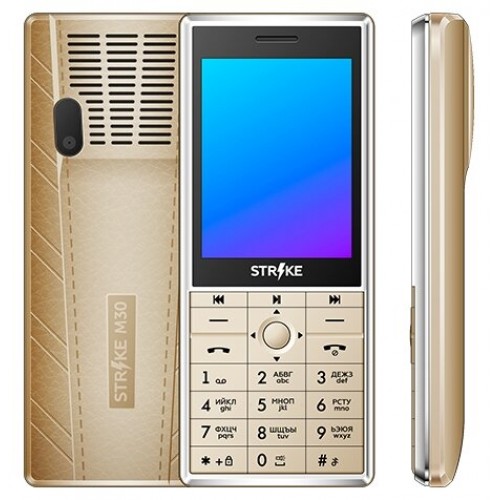 Телефон Strike M30 gold