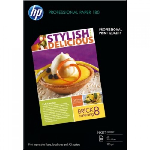 Бумага HP Professional Glossy Inkjet Paper-50 sht/A3/297 x 420 mm C6821A