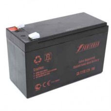 Батарея POWERMAN Battery CA1270, напряжение 12В, емкость 7Ач,макс. ток разряда 105А, макс. ток заряда 2.1А, свинцово-кислотная типа AGM, тип клемм F2, Д/Ш/В 151/65/94, 2.2 кг. POWERMAN Battery 12V/7AH