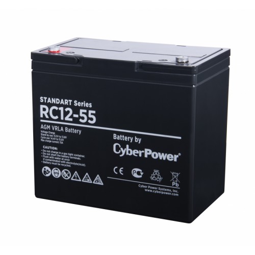 Аккумуляторная батарея SS CyberPower RC 12-55 / 12 В 55 Ач RC 12-55