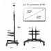 Мобильная стойка ONKRON напольный, 32-65", до 45.5 кг, наклонный, поворотный на 1 ТВ TS1552 BLACK