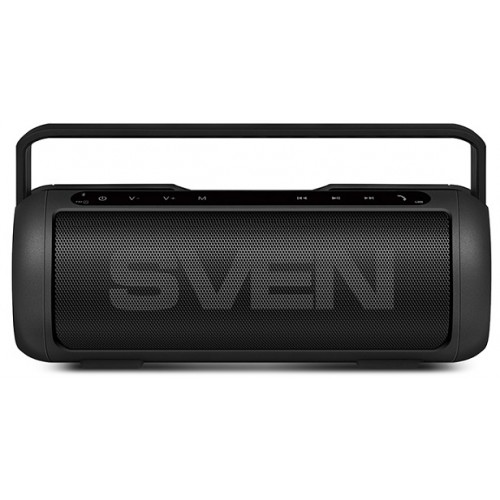 Акустическая система 2.0 SVEN PS-250BL, черный, мощность 2x5 Вт(RMS), Bluetooth, FM, USB, microSD, ручка, встроенный аккумулятор SV-015046