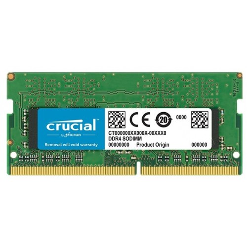 Оперативная память Crucial by Micron DDR4 8GB 2666MHz SODIMM (PC4-21300) CL19 SRx8 1.2V (Retail)