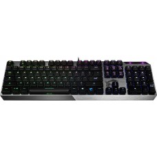 Клавиатура MSI VIGOR GK50 LOW PROFILE RU механическая черный USB Multimedia for gamer LED (подставка для запястий)