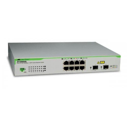 Коммутатор Allied Telesis GS950/8 Smart 10-ports, AT-GS950/8-XX