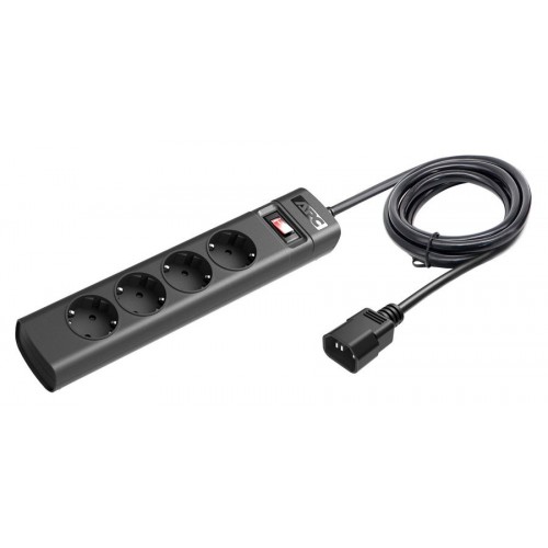 Сетевой удлинитель APC UPS Power Strip, IEC C14 TO 4 Outlet  (CEE 7/3), 230V