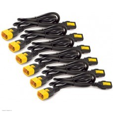Комплект кабелей APC (6 ps), Locking, IEC 320 C13 to IEC 320 C14, 10A, 208/230V, 1,8m (repl. AP8706S)