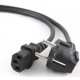 Шнур (кабель) питания ЦМО с заземлением IEC 60320 C13/EU-Schuko, 10А/250В (3x1,0), длина 1,8 м.