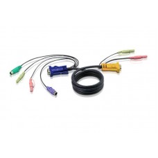 KVM кабель ATEN HD15M/MD6M/MD6M/SP/SP-SP; 1.8M*2L-5302P