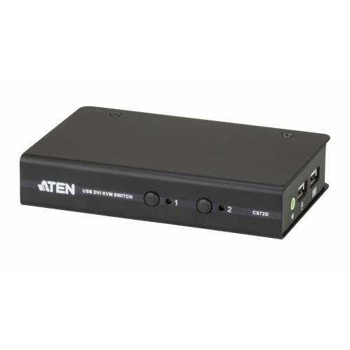 KVM Переключатель ATEN 2 PORT USB DVI KVM SWITCH.