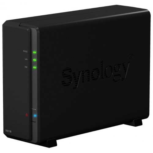 Система хранения данных Synology DS118 DC1,4GhzCPU/1Gb/upto 1HDD SATA 3,5