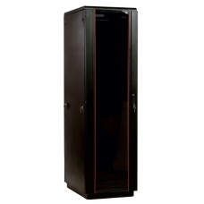 Шкаф телекоммуникационный напольный 33U (600x800) дверь стекло (3 места), [ ШТК-М-33.6.8-1ААА-9005] цвет черный