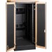 Шкаф LANMASTER SOUNDPROOF звукоизолированный 24U 750x1130 мм, отделка под дерево, цвет лиственница