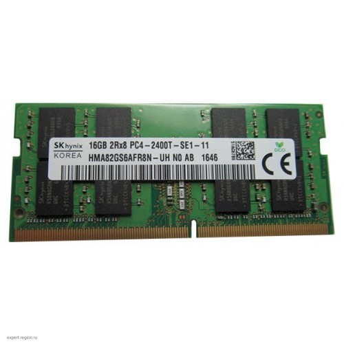 Память DDR4 16Gb 2400MHz Hynix HMA82GS6AFR8N-UHN0 OEM PC4-19200 SO-DIMM 260-pin 1.2В