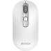 Мышь A4 Fstyler FG20 белый оптическая (2000dpi) беспроводная USB для ноутбука (4but)